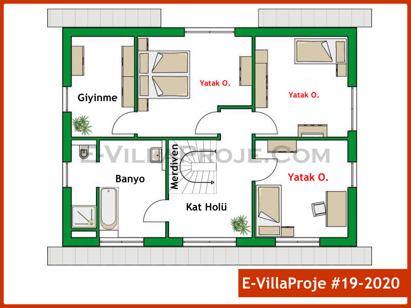 Model 19-2020 — 204 m², 2 storeys thumbnail 3