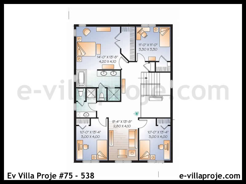 Model 75-538 — 205 m², 2 storeys thumbnail 3