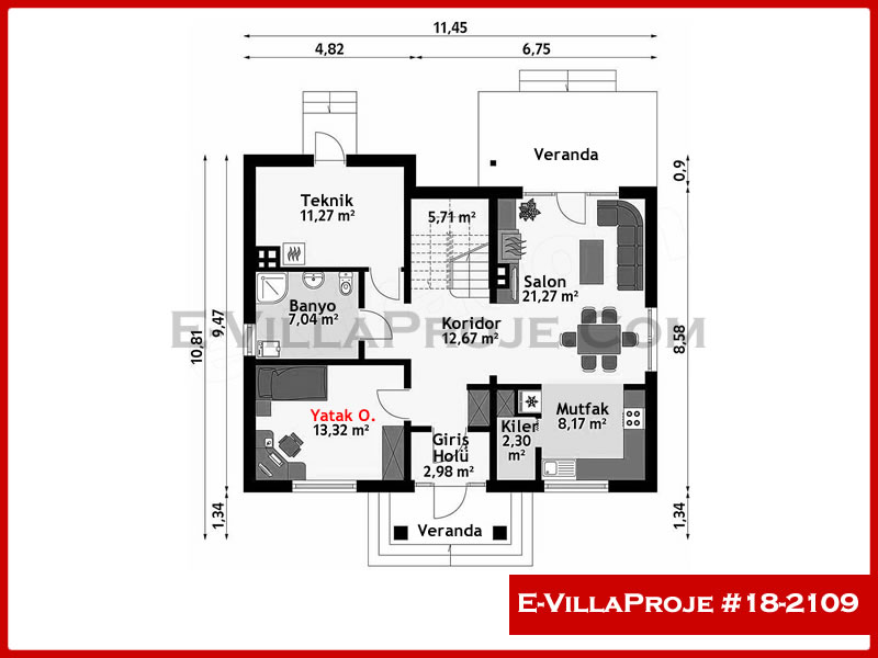 Model 18-2109 — 206 m², 2 storeys thumbnail 2