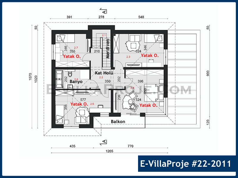 Model 22-2011 — 206 m², 2 Kat thumbnail 3