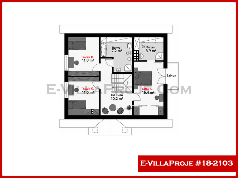 Model 18-2103 — 206 m², 2 storeys thumbnail 3