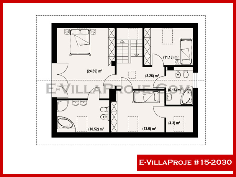 Modell 15-2030 — 207 m², 2 Geschosse thumbnail 3
