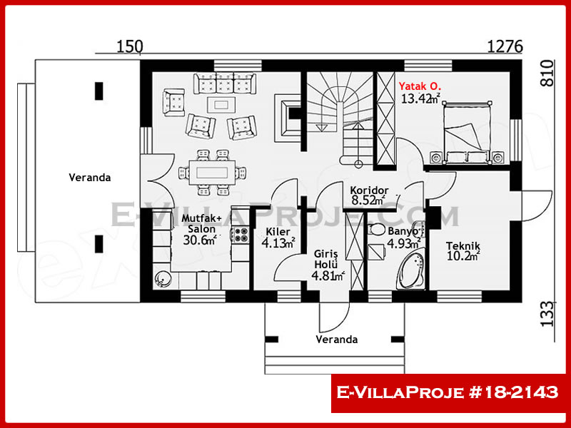 Model 18-2143 — 207 m², 2 Kat thumbnail 2