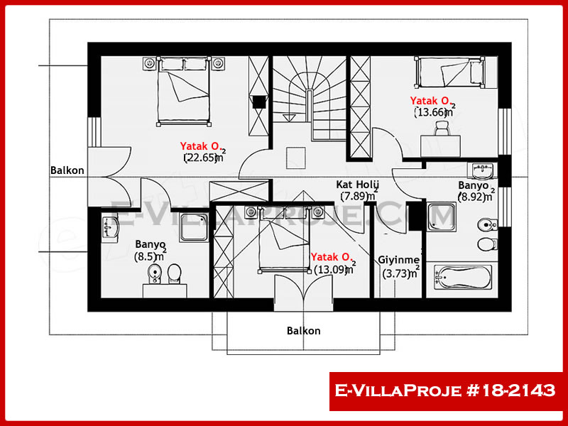 Model 18-2143 — 207 m², 2 Kat thumbnail 3