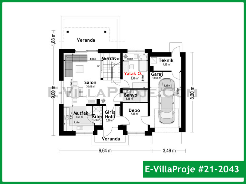 Model 21-2043 — 207 m², 2 Kat thumbnail 2