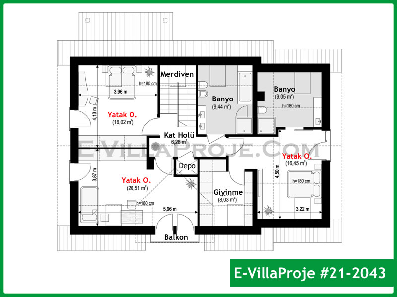 Model 21-2043 — 207 m², 2 Kat thumbnail 3