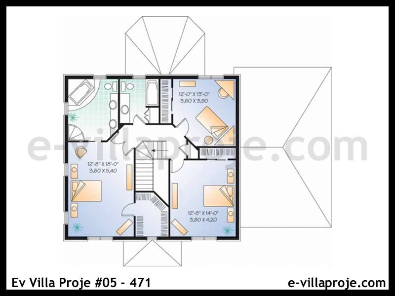 Model 05-471 — 207 m², 2 storeys thumbnail 3