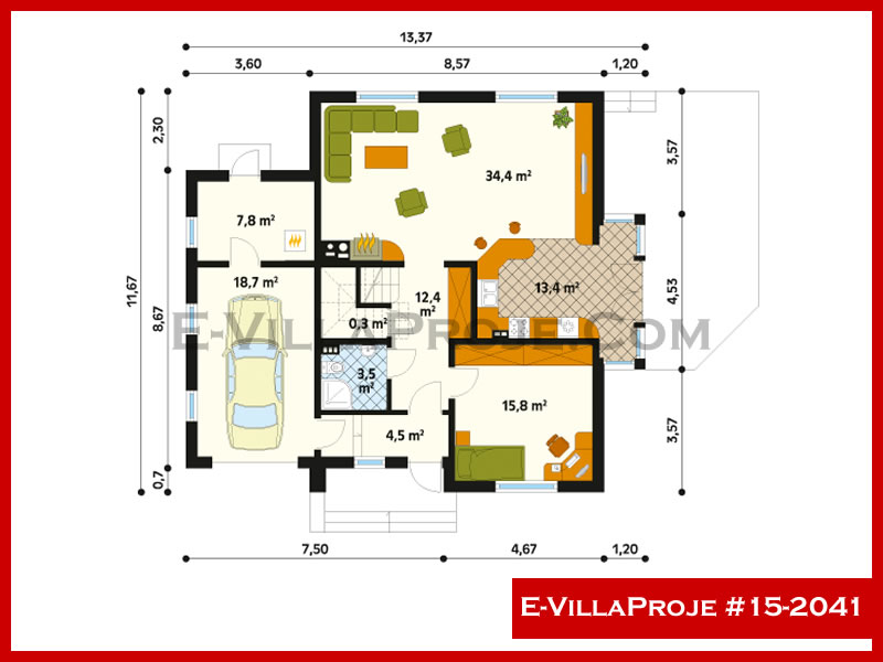 Model 15-2041 — 210 m², 2 Kat thumbnail 2