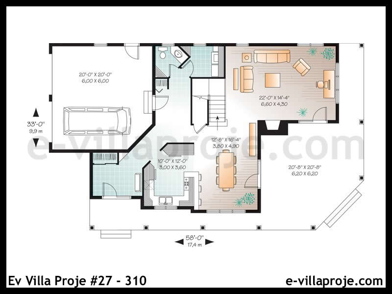 Model 27-310 — 210 m², 2 Kat thumbnail 2