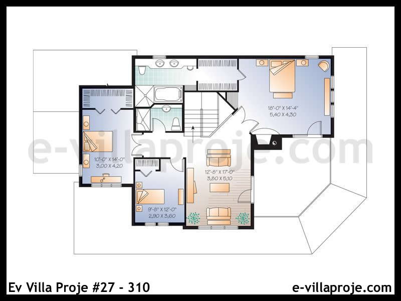 Model 27-310 — 210 m², 2 Kat thumbnail 3