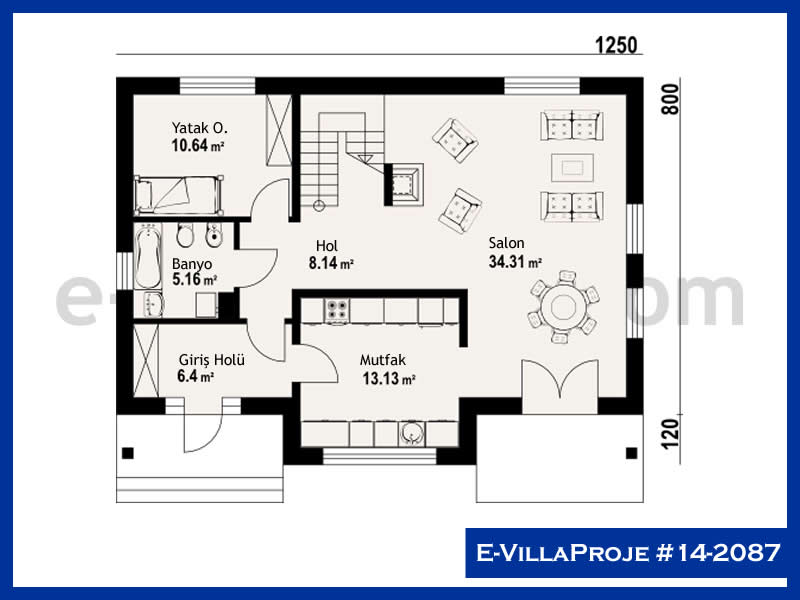 Model 14-2087 — 210 m², 2 Kat thumbnail 2
