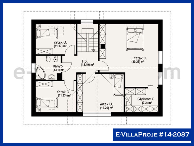 Model 14-2087 — 210 m², 2 Kat thumbnail 3