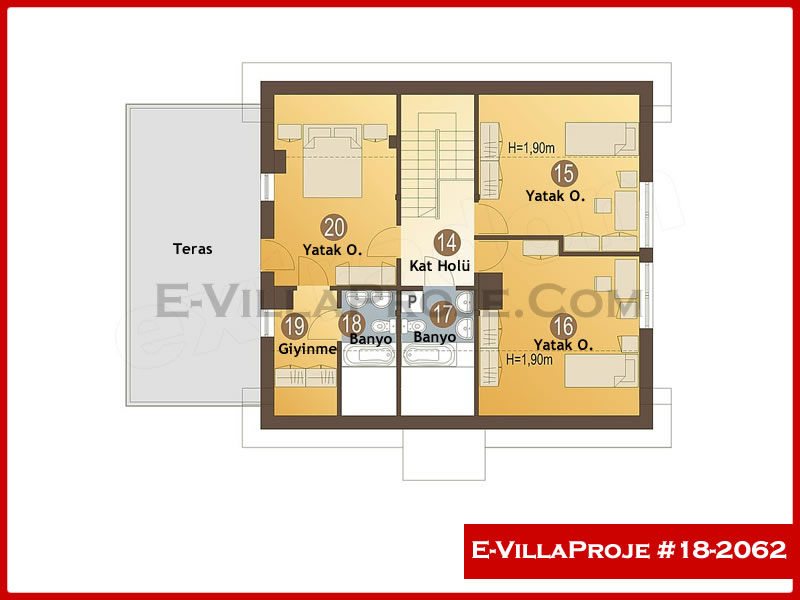 Model 18-2062 — 210 m², 2 Kat thumbnail 3