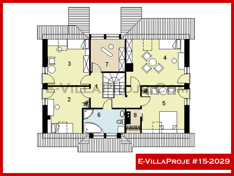 Modell 15-2029 — 210 m², 2 Geschosse thumbnail 3