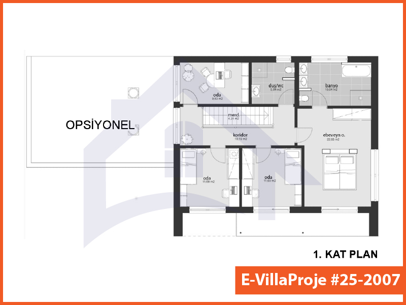 Model 25-2007 — 210 m², 2 Kat thumbnail 3
