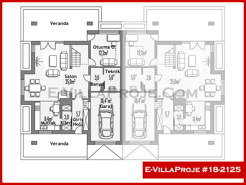 Model 18-2125 — 211 m², 2 Kat thumbnail 2