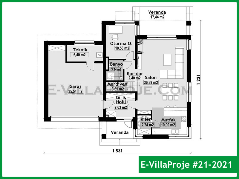 Model 21-2021 — 211 m², 2 Kat thumbnail 2