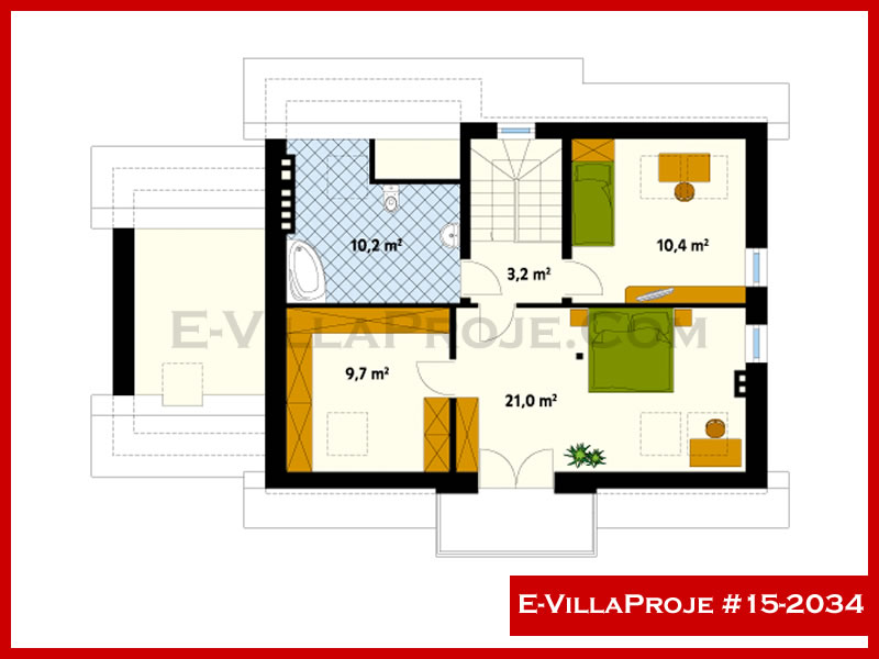 Modell 15-2034 — 212 m², 2 Geschosse thumbnail 3