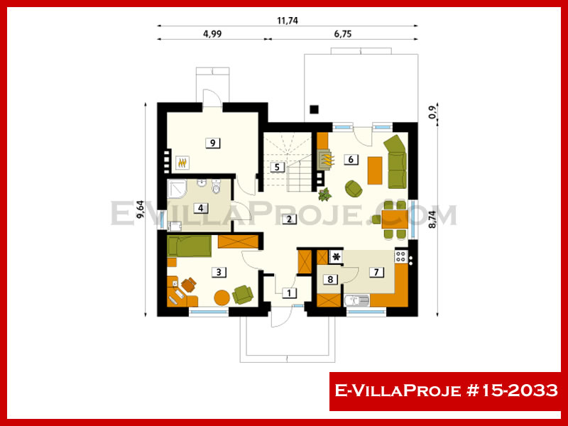 Model 15-2033 — 212 m², 2 storeys thumbnail 2