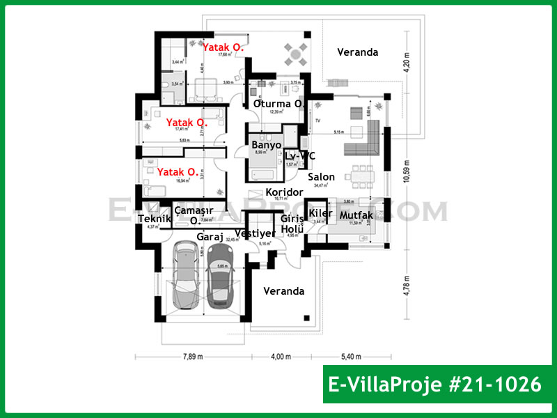 Model 21-1026 — 212 m², 1 Kat thumbnail 2