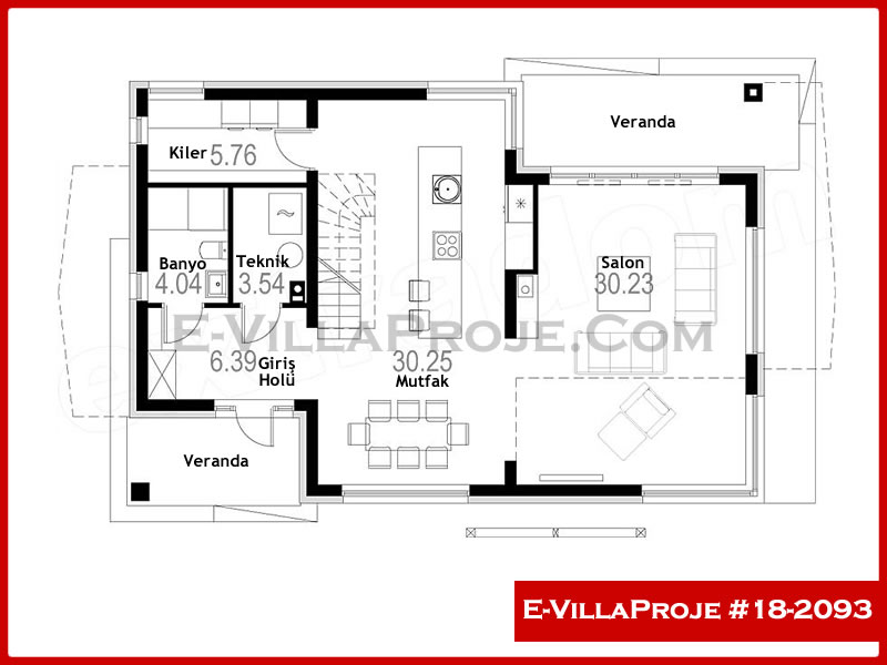 Model 18-2093 — 213 m², 2 Kat thumbnail 2