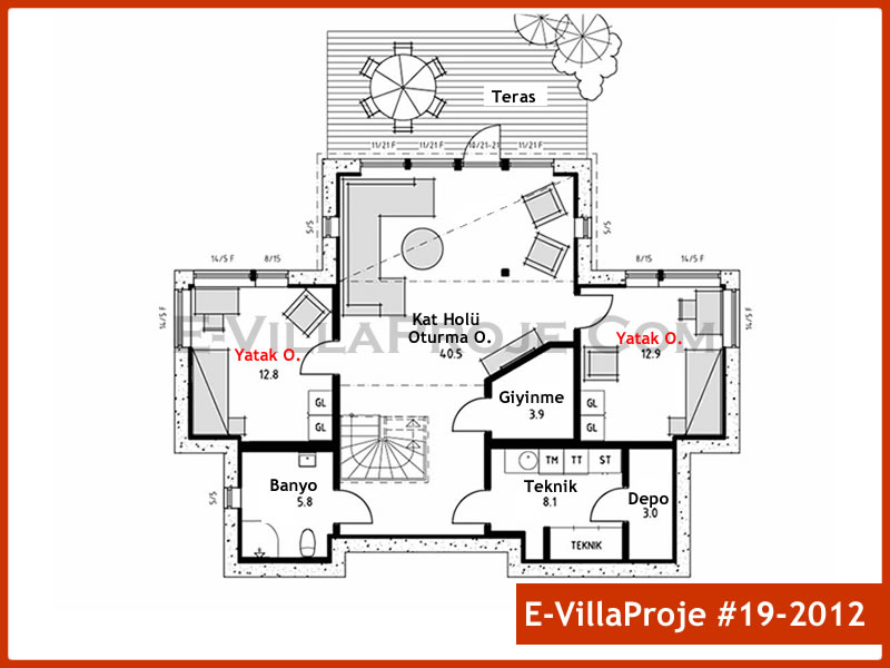 Modell 19-2012 — 213 m², 2 Geschosse thumbnail 5