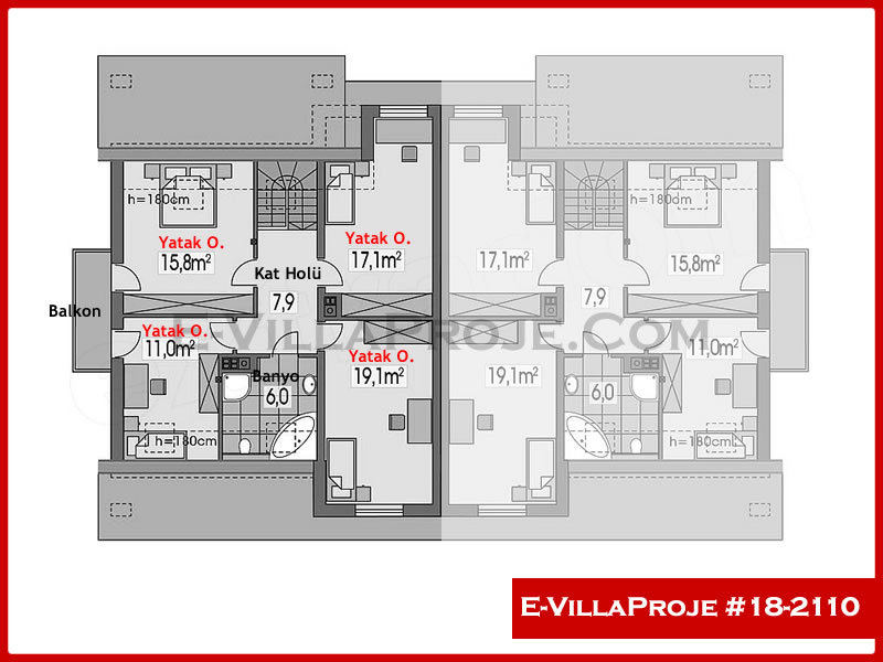 Model 18-2110 — 213 m², 2 Kat thumbnail 3