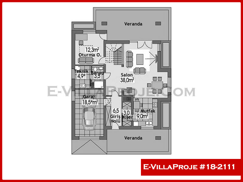 Model 18-2111 — 213 m², 2 storeys thumbnail 2