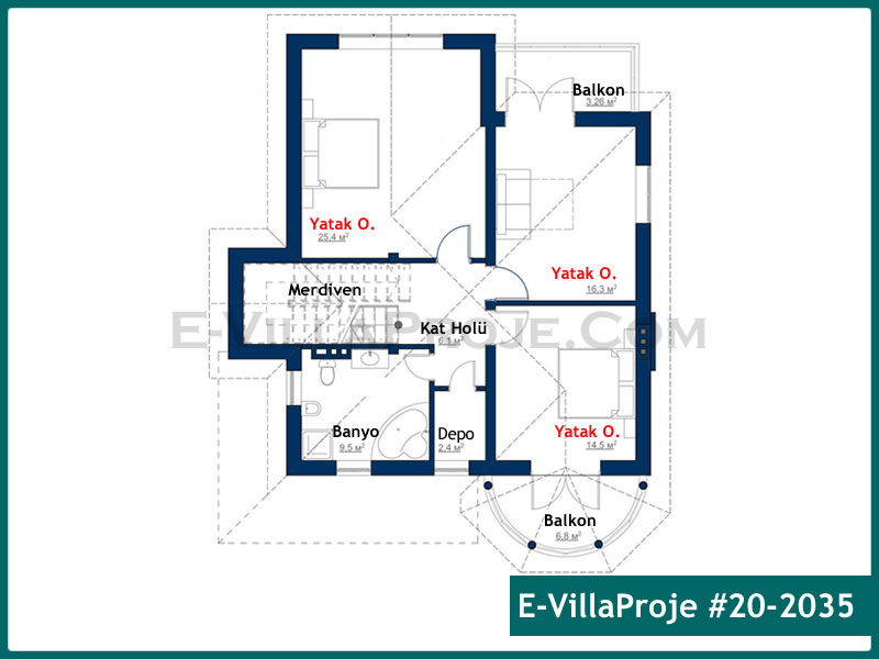 Modell 20-2035 — 214 m², 2 Geschosse thumbnail 3