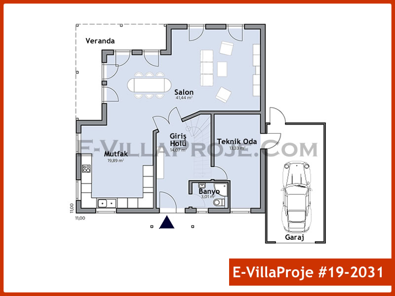 Model 19-2031 — 214 m², 2 Kat thumbnail 2