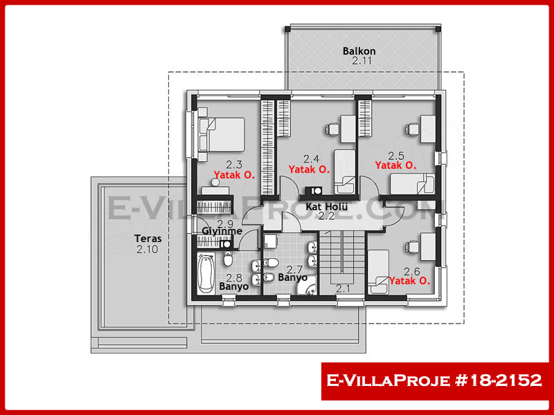 Model 18-2152 — 214 m², 2 storeys thumbnail 3