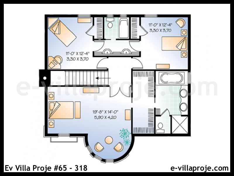 Model 65-318 — 215 m², 2 Kat thumbnail 3