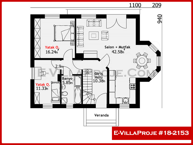 Model 18-2153 — 215 m², 2 storeys thumbnail 2