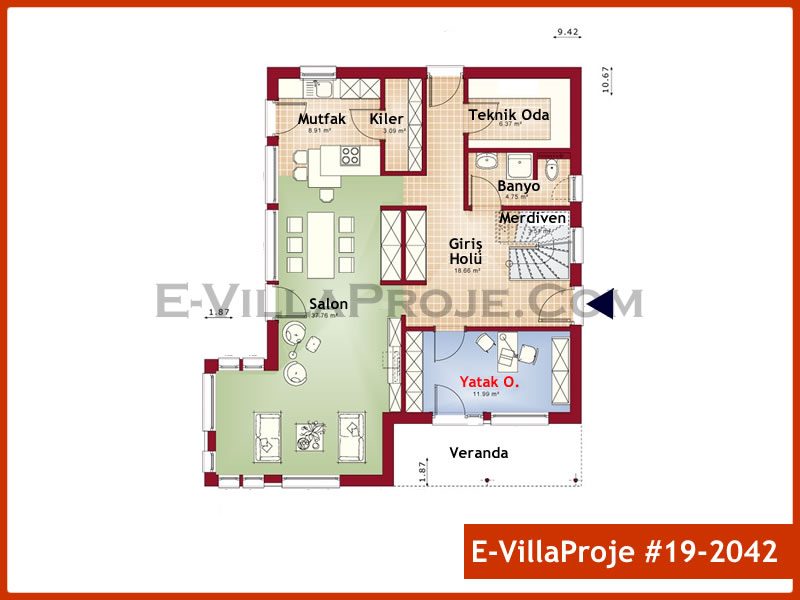 Model 19-2042 — 216 m², 2 Kat thumbnail 2