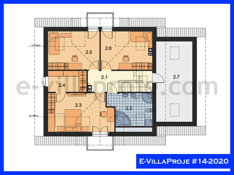 Model 14-2020 — 217 m², 2 storeys thumbnail 3