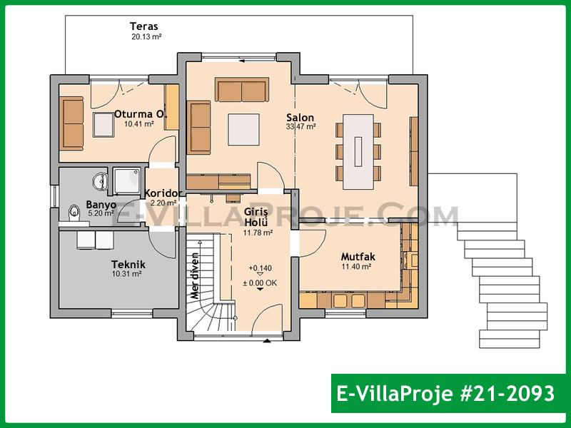 Model 21-2093 — 217 m², 3 Kat thumbnail 2
