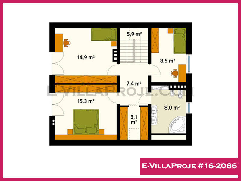 Model 16-2066 — 218 m², 2 Kat thumbnail 3