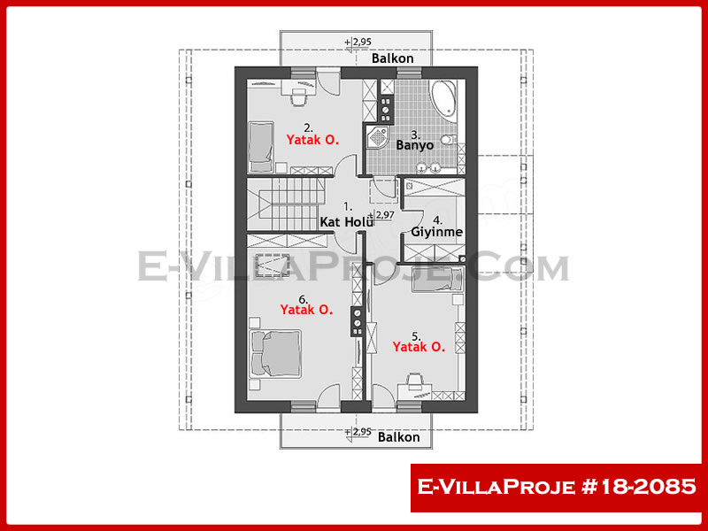 Model 18-2085 — 218 m², 2 storeys thumbnail 3