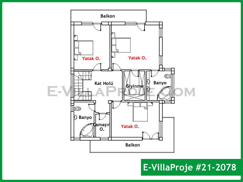 Modell 21-2078 — 218 m², 2 Geschosse thumbnail 3
