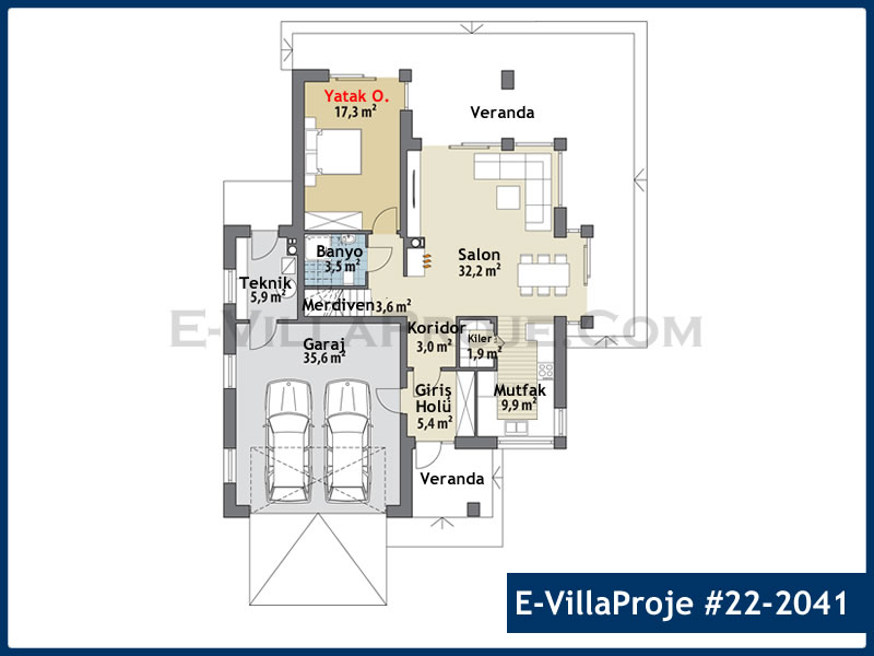 Model 22-2041 — 218 m², 2 Kat thumbnail 2