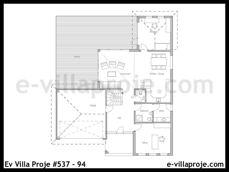 Modell 537-94 — 218 m², 2 Geschosse thumbnail 2