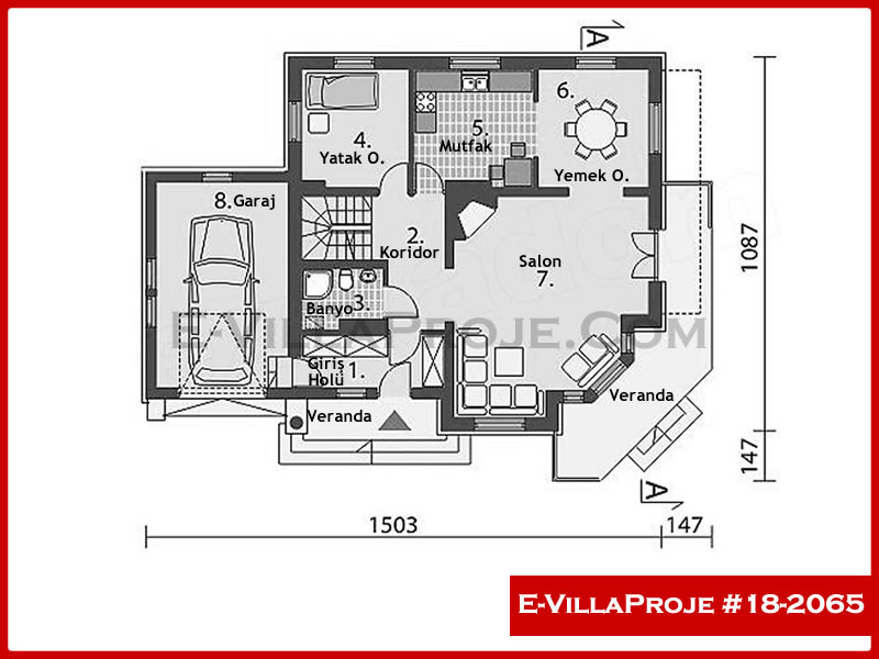 Model 18-2065 — 218 m², 2 Kat thumbnail 2