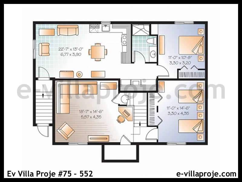 Model 75-552 — 219 m², 2 Kat thumbnail 3