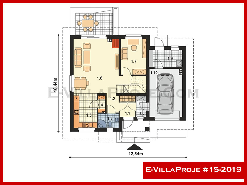 Model 15-2019 — 219 m², 2 Kat thumbnail 2