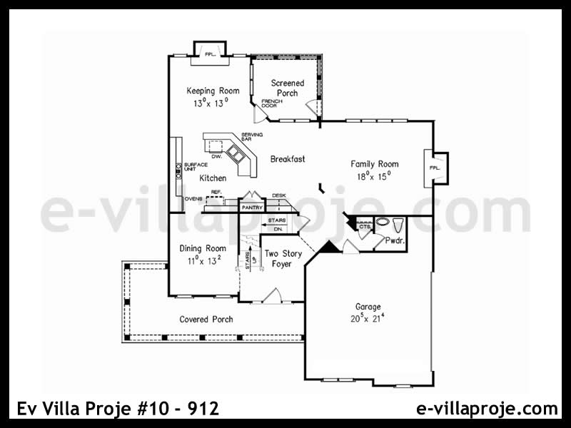 Modell 10-912 — 220 m², 2 Geschosse thumbnail 2