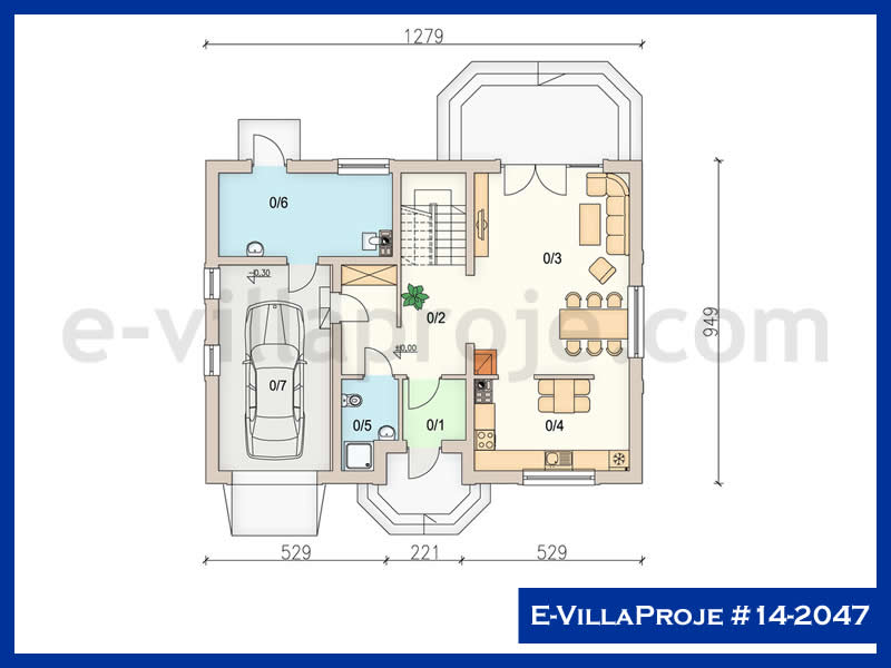 Modell 14-2047 — 220 m², 2 Geschosse thumbnail 2