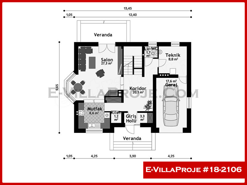 Model 18-2106 — 221 m², 2 Kat thumbnail 2