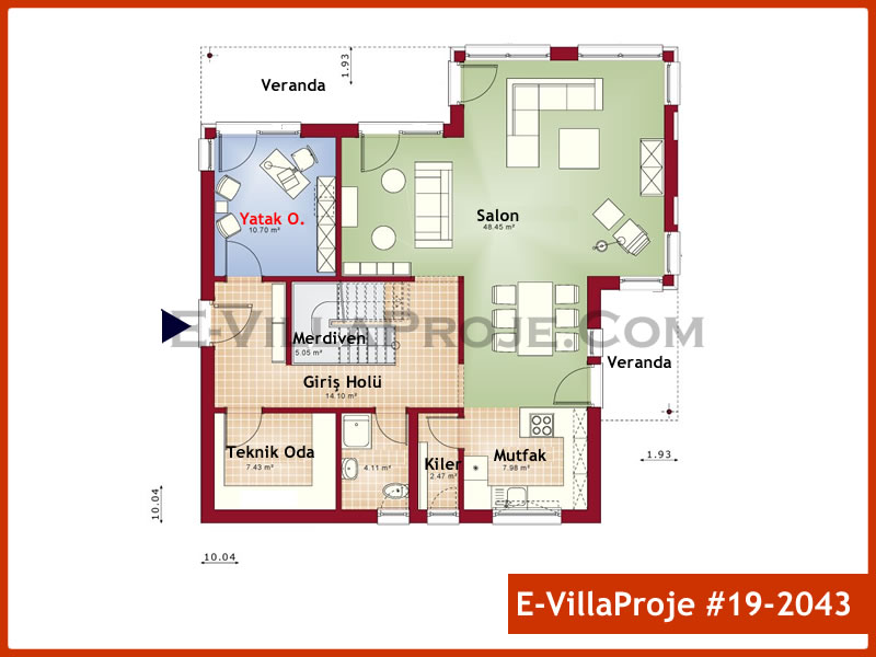 Model 19-2043 — 221 m², 2 storeys thumbnail 2