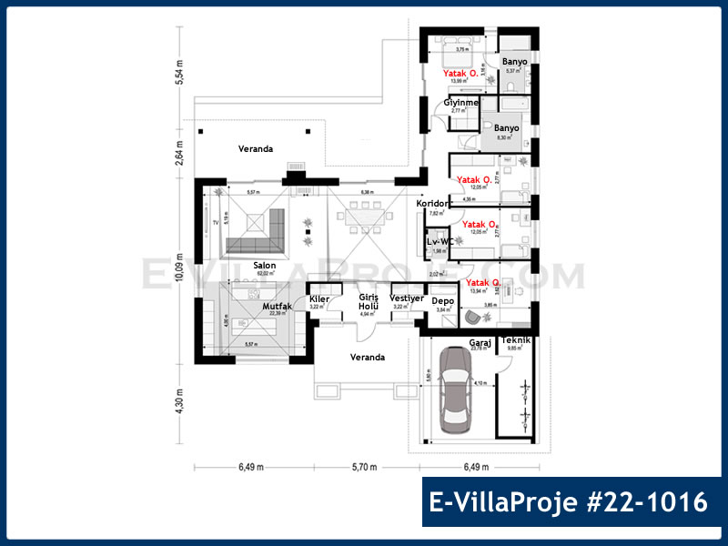 Model 22-1016 — 221 m², 1 kat thumbnail 2