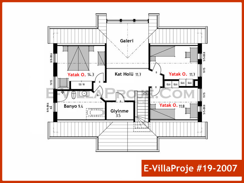 Model 19-2007 — 222 m², 2 Kat thumbnail 3